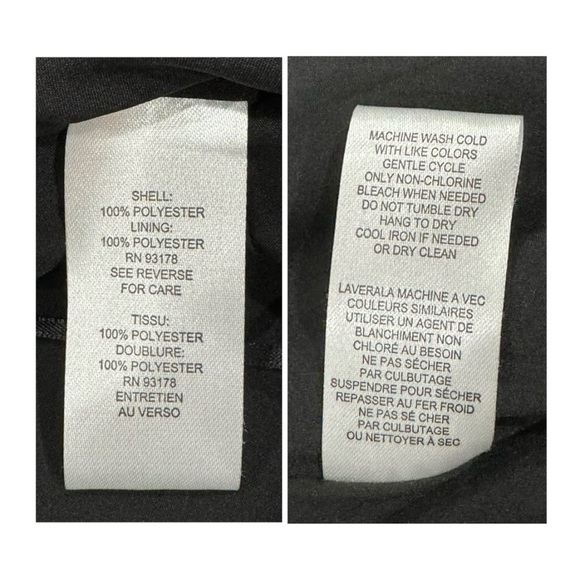 T TAHARI Sleeveless Pleated V-Neck Belted Jumpsuit Jumper Black New Size 8 - Picture 11 of 11